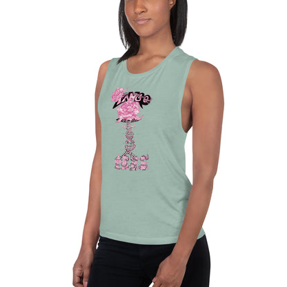 Tango Rose of Life Vortex "Barbie Edition" Ladies’ Muscle Tank