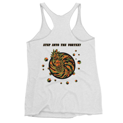 womens graphic racerback tank