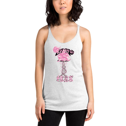 Women's Racerback Tank "Tango Rose of Life Vortex"
