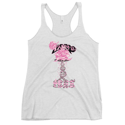 Women's Racerback Tank "Tango Rose of Life Vortex"