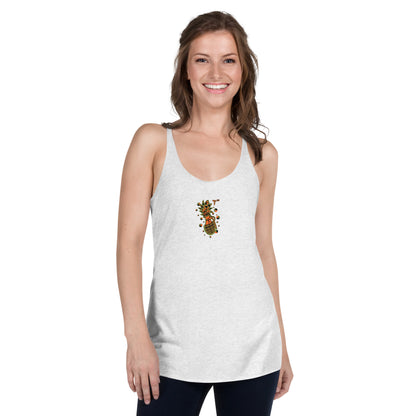 womens graphic racerback tank