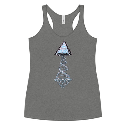Tango Tree of Life Vortex "Elegant Edition" Next Level Women's Racerback Tank