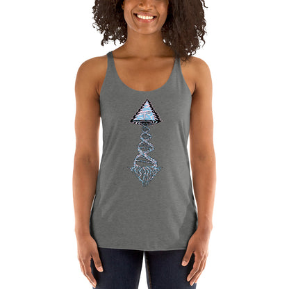Tango Tree of Life Vortex "Elegant Edition" Next Level Women's Racerback Tank