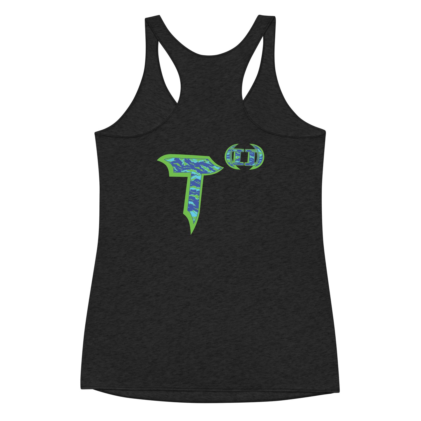 Next Level Women's Racerback Tank "DNA TREE VORTEX" Tiger Stripe Wildin' Edition