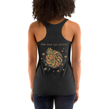 womens graphic racerback tank