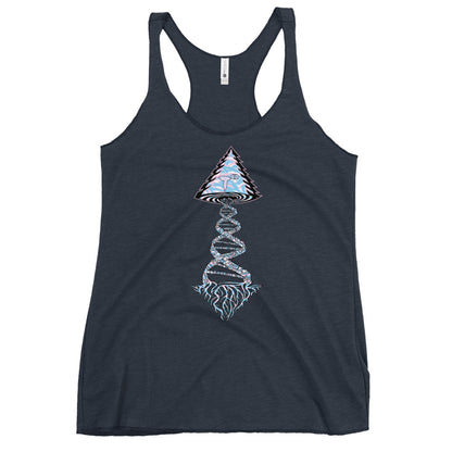 Tango Tree of Life Vortex "Elegant Edition" Next Level Women's Racerback Tank