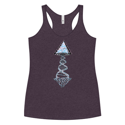Tango Tree of Life Vortex "Elegant Edition" Next Level Women's Racerback Tank