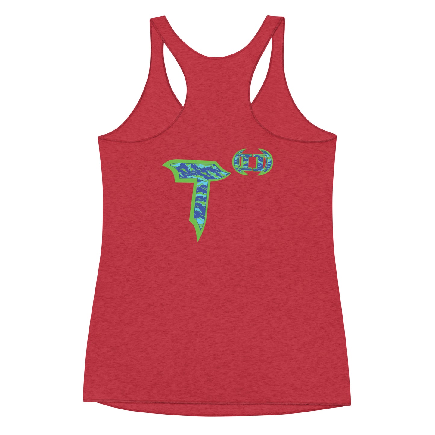 Next Level Women's Racerback Tank "DNA TREE VORTEX" Tiger Stripe Wildin' Edition