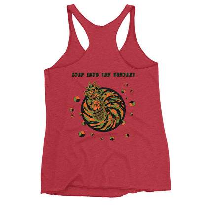 womens graphic racerback tank