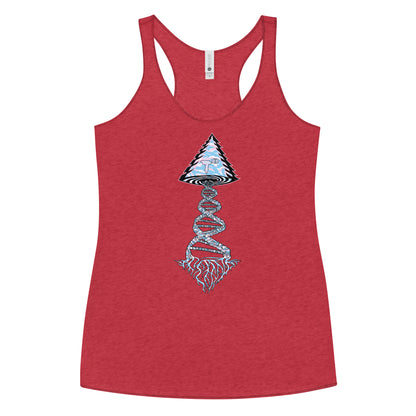 Tango Tree of Life Vortex "Elegant Edition" Next Level Women's Racerback Tank