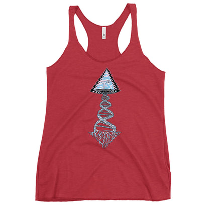 Tango Tree of Life Vortex "Elegant Edition" Next Level Women's Racerback Tank