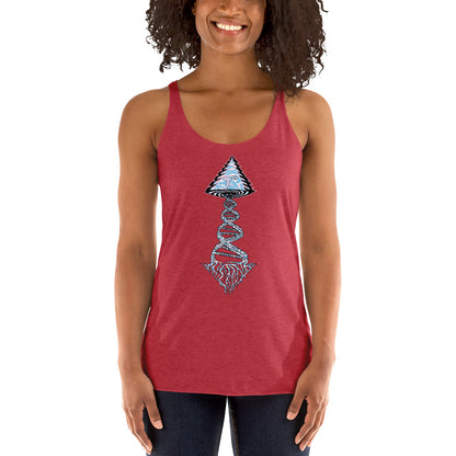 Tango Tree of Life Vortex "Elegant Edition" Next Level Women's Racerback Tank