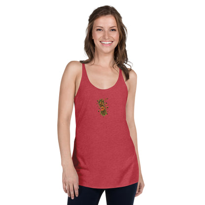 womens graphic racerback tank