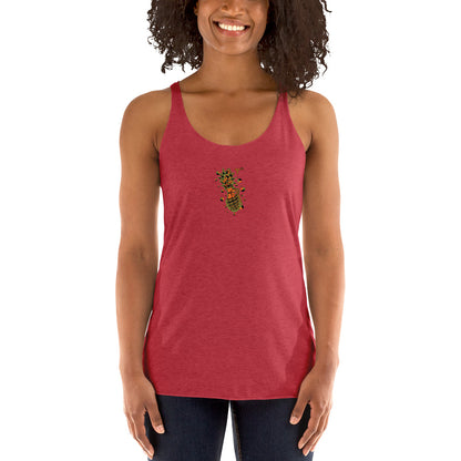 womens graphic racerback tank