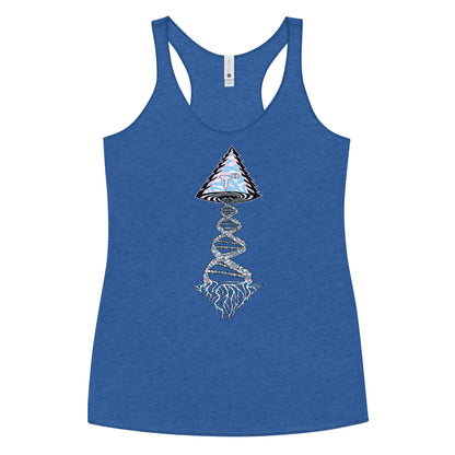 Tango Tree of Life Vortex "Elegant Edition" Next Level Women's Racerback Tank