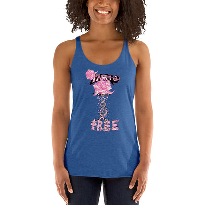 Women's Racerback Tank "Tango Rose of Life Vortex"