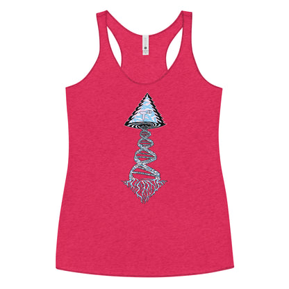 Tango Tree of Life Vortex "Elegant Edition" Next Level Women's Racerback Tank