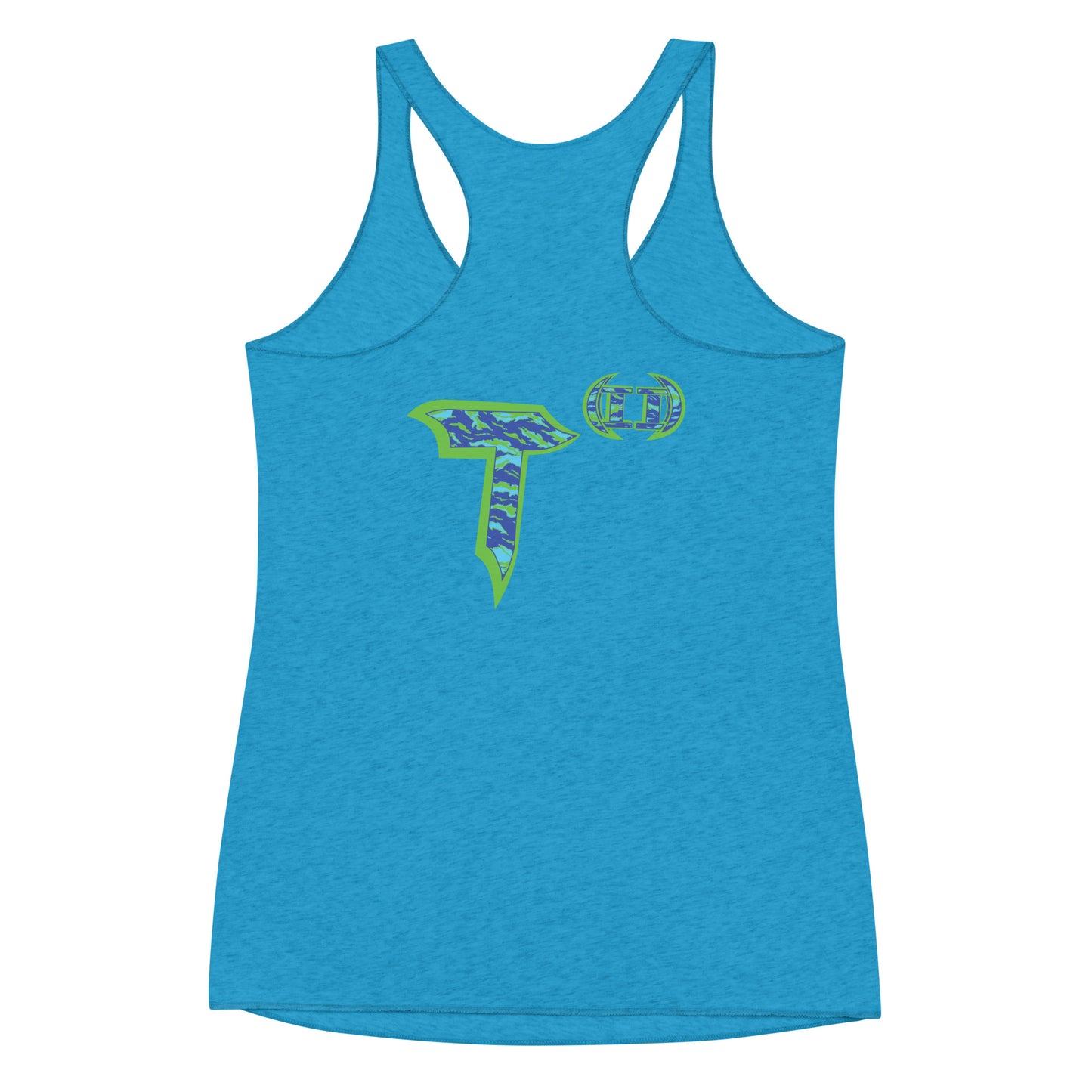 Next Level Women's Racerback Tank "DNA TREE VORTEX" Tiger Stripe Wildin' Edition