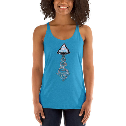 Tango Tree of Life Vortex "Elegant Edition" Next Level Women's Racerback Tank