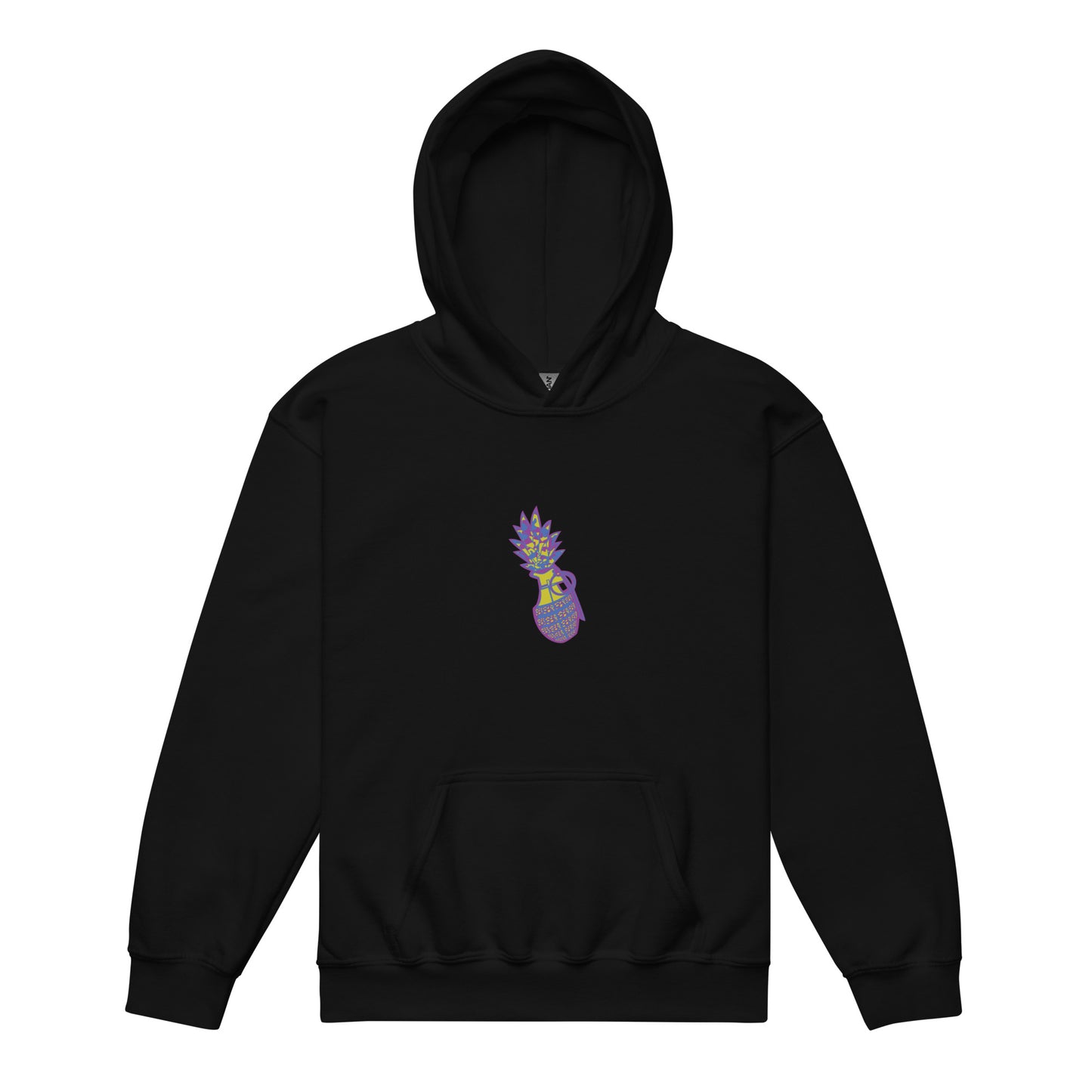 Youth heavy blend hoodie "Digi The Pineapple Grenade Vortex" Stylin' Edition