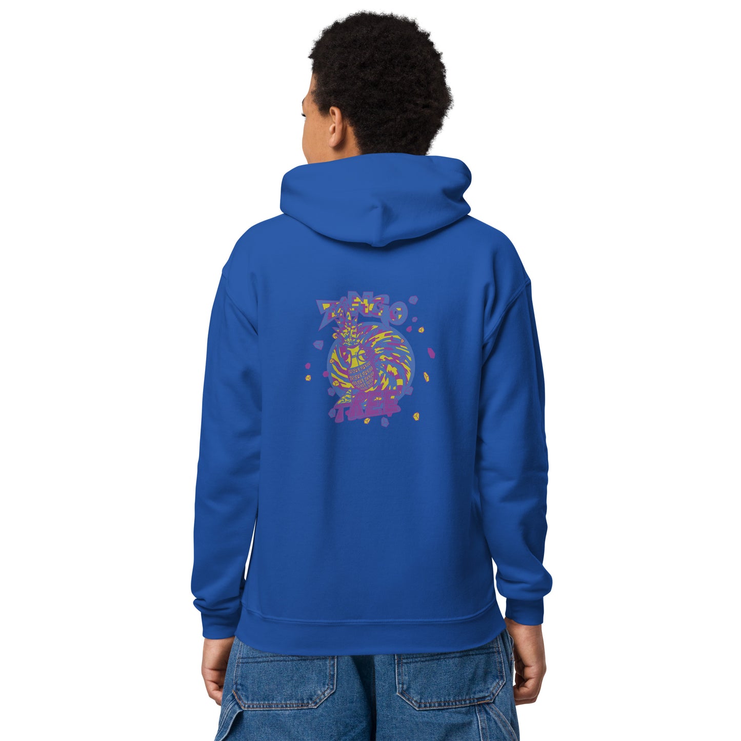 Youth heavy blend hoodie "Digi The Pineapple Grenade Vortex" Stylin' Edition