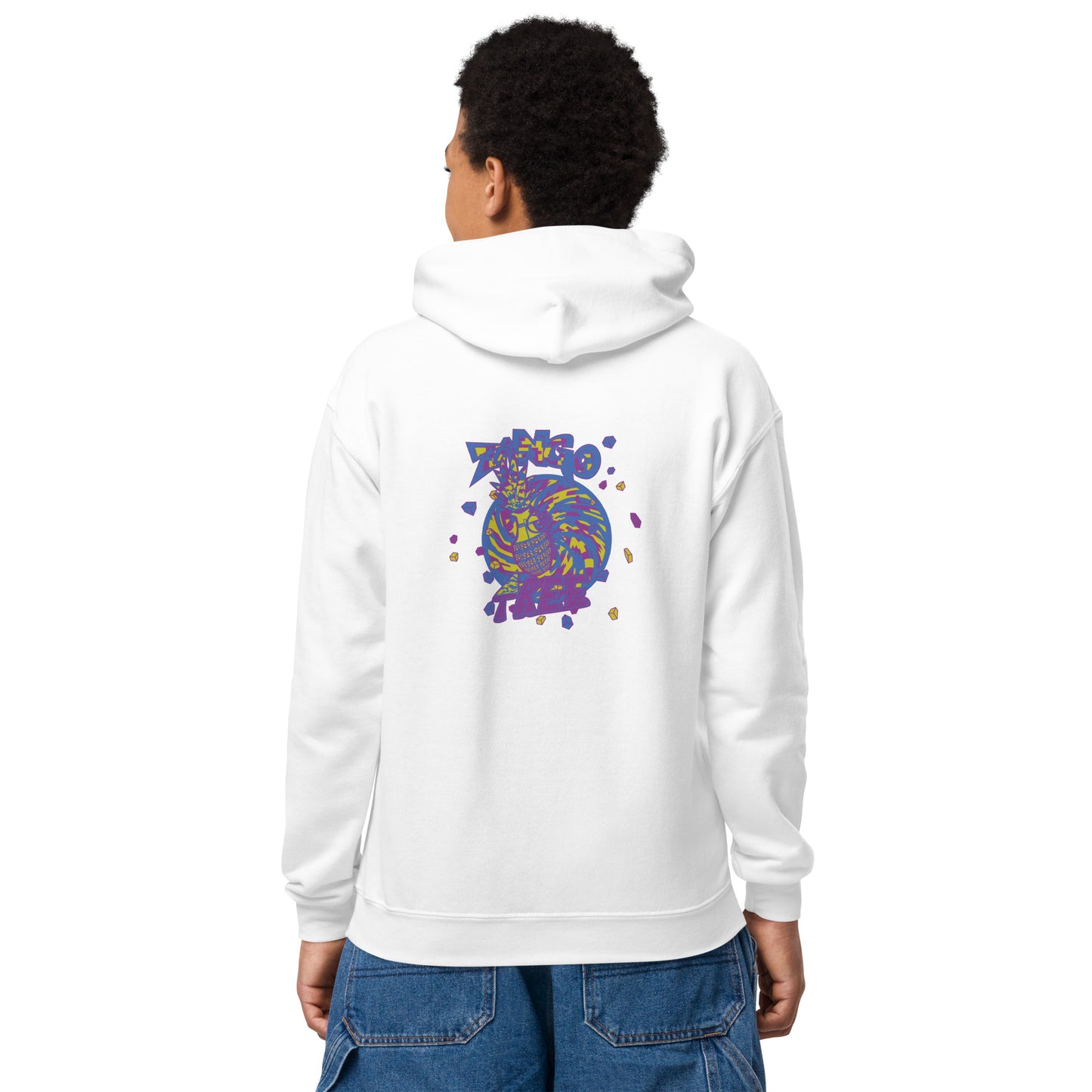 Youth heavy blend hoodie "Digi The Pineapple Grenade Vortex" Stylin' Edition