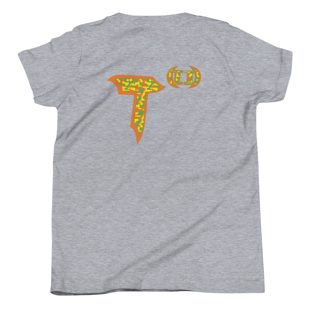 Youth Short Sleeve T-Shirt "The Original Digi Pineapple Grenade Vortex!" "Original Edition"