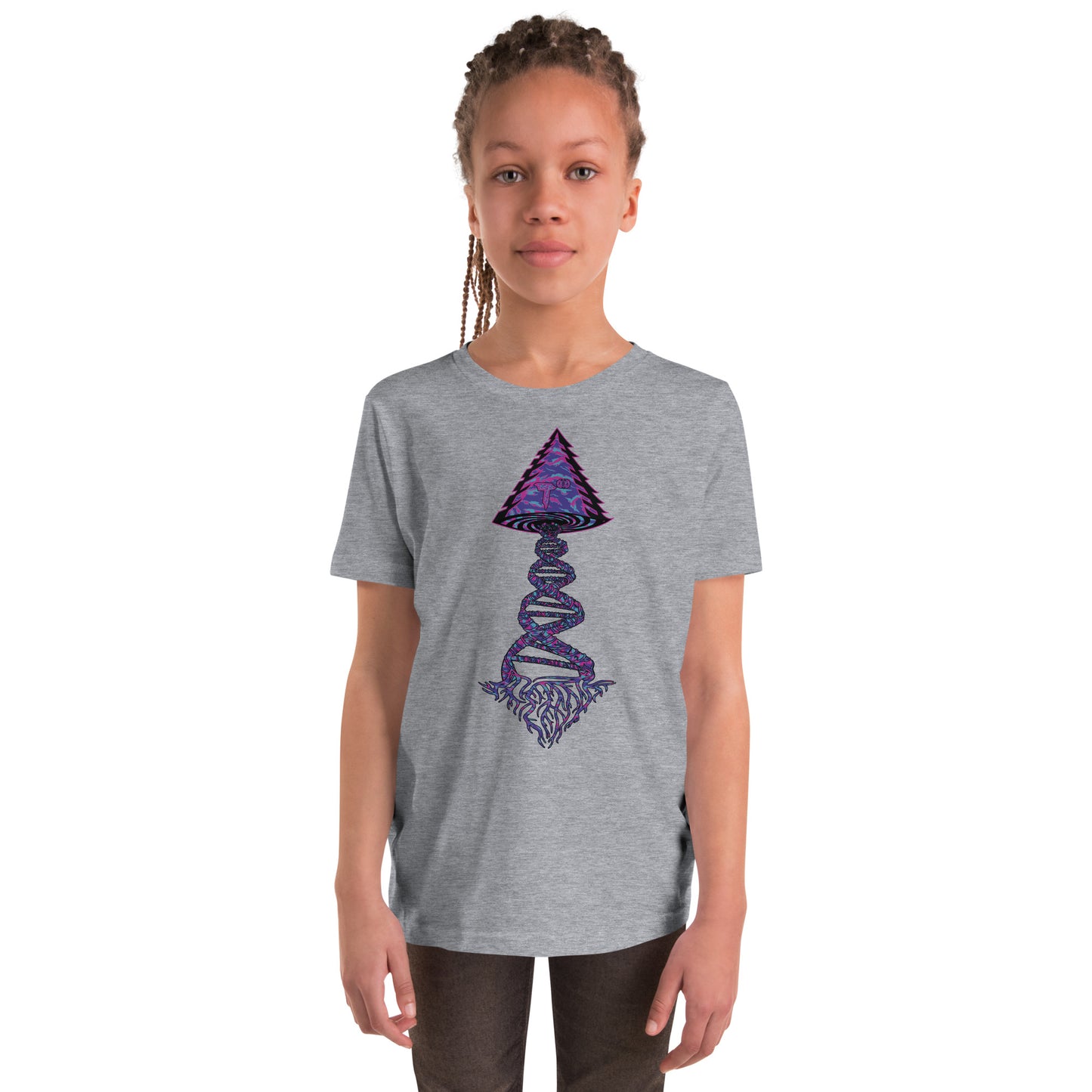 Youth Short Sleeve T-Shirt "Magic" Tango Tree of Life Vortex