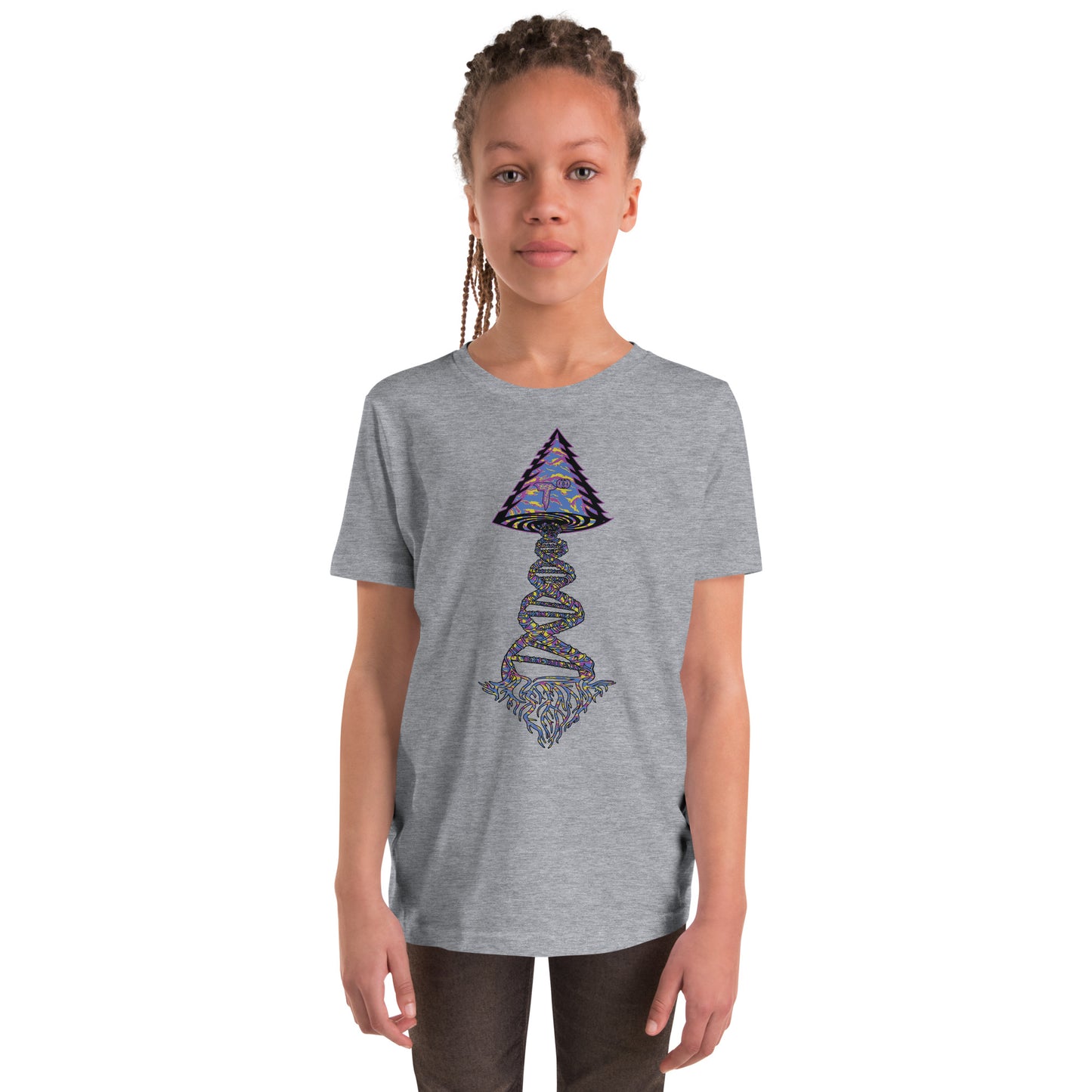 Youth Short Sleeve T-Shirt "Stylin" Tango Tree of Life Vortex