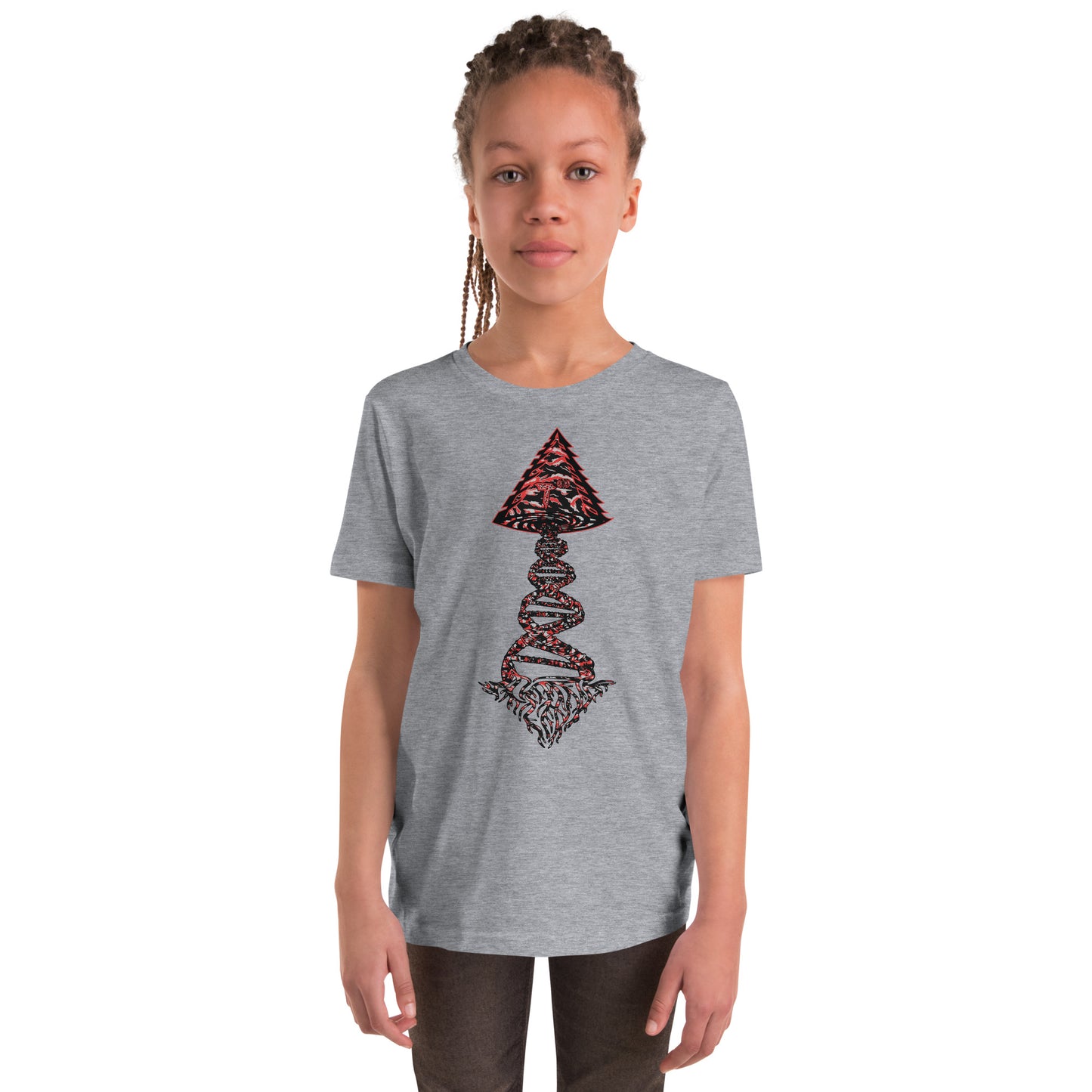 Youth Short Sleeve T-Shirt "Blood Clot Edition" Tango Tree of Life Vortex