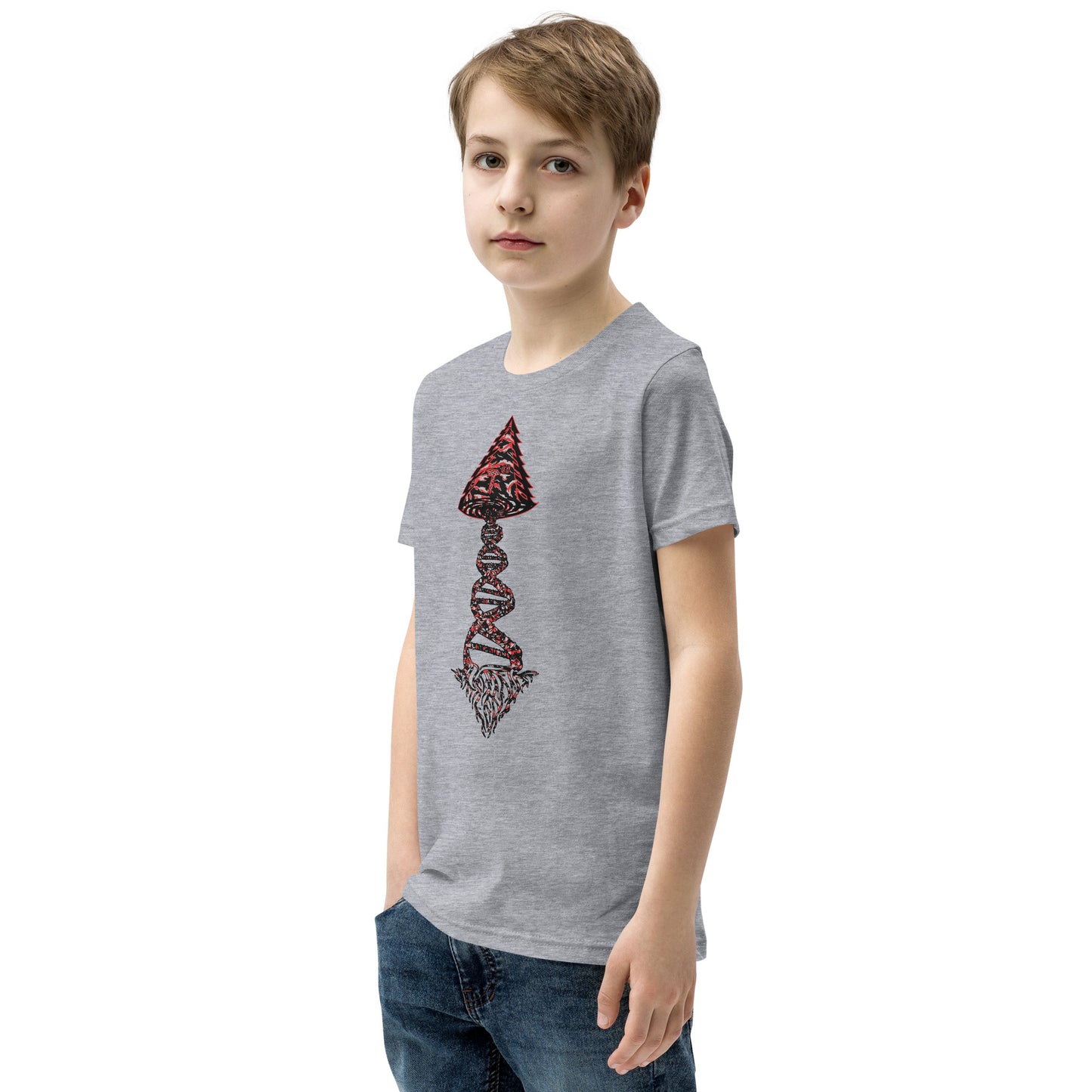 Youth Short Sleeve T-Shirt "Blood Clot Edition" Tango Tree of Life Vortex