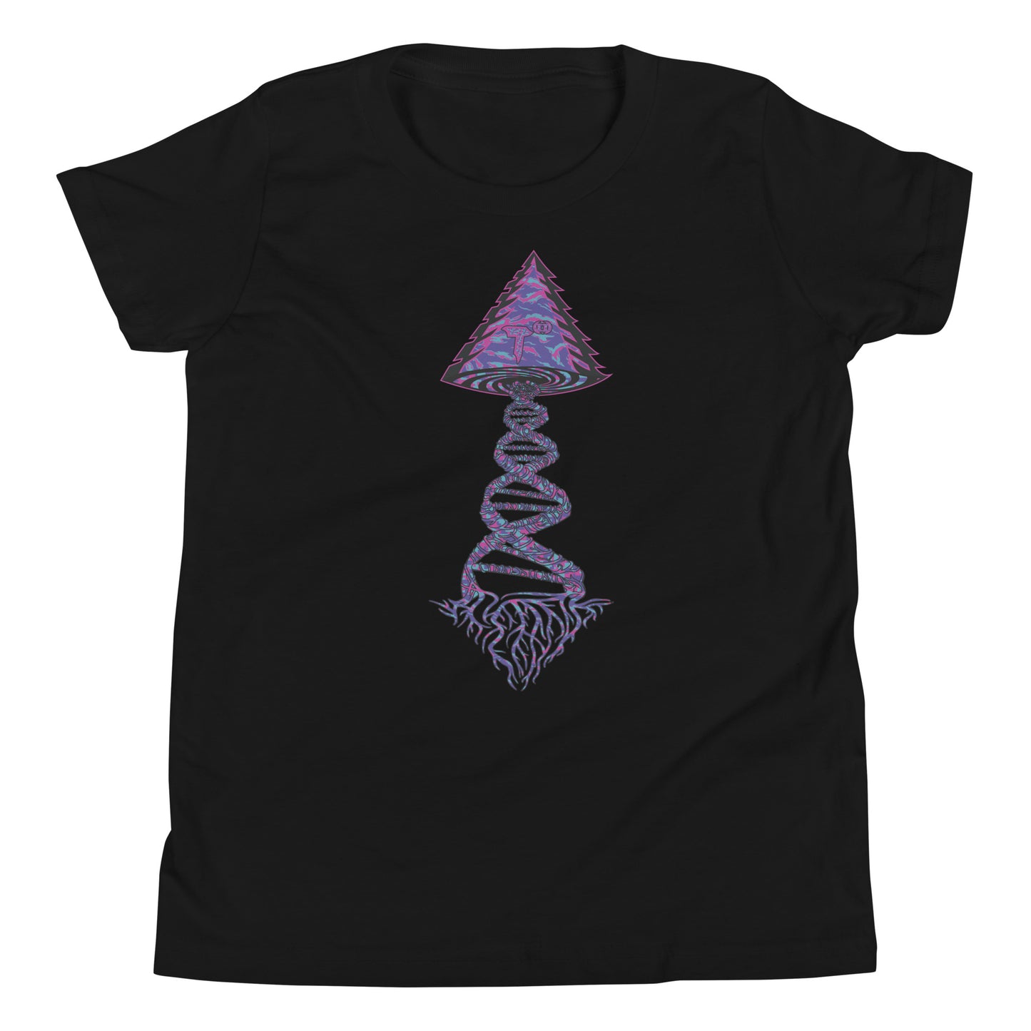 Youth Short Sleeve T-Shirt "Magic" Tango Tree of Life Vortex