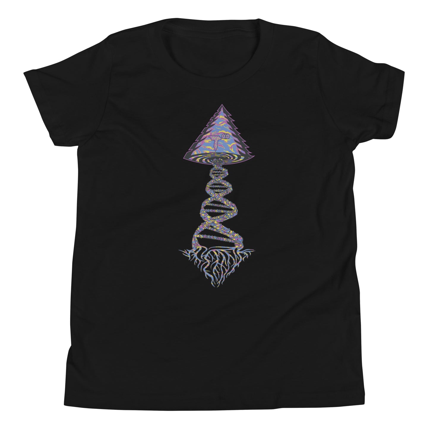 Youth Short Sleeve T-Shirt "Stylin" Tango Tree of Life Vortex