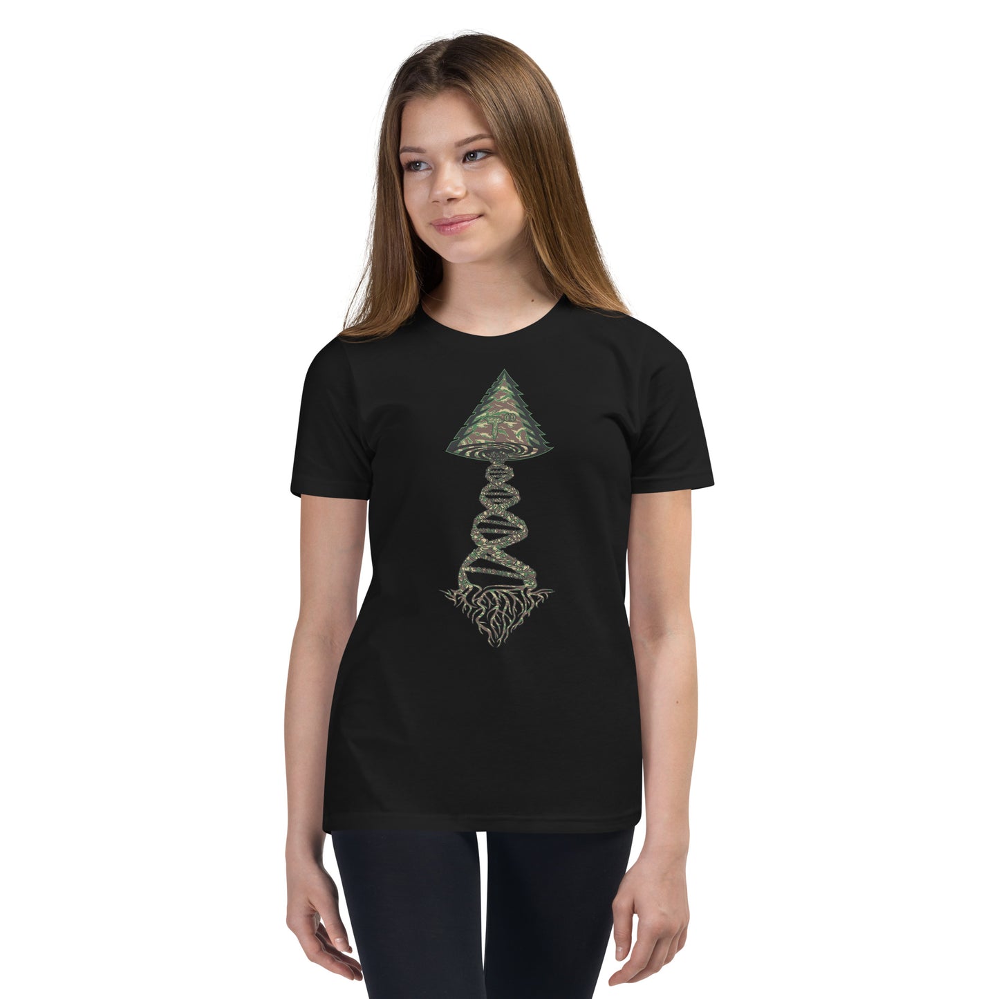 Youth Short Sleeve T-Shirt "Can't See Me Edition" Tango Tree of Life Vortex