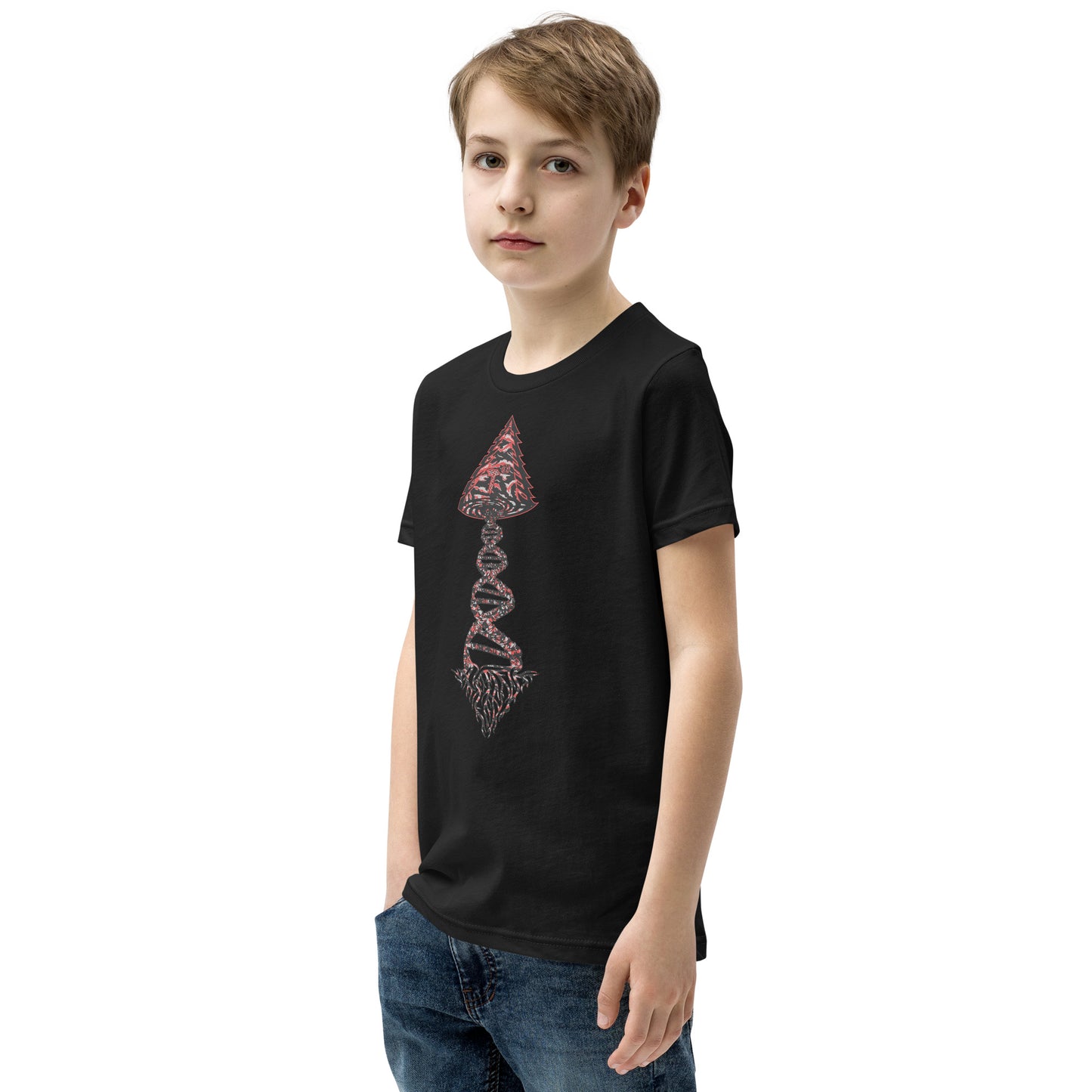 Youth Short Sleeve T-Shirt "Blood Clot Edition" Tango Tree of Life Vortex