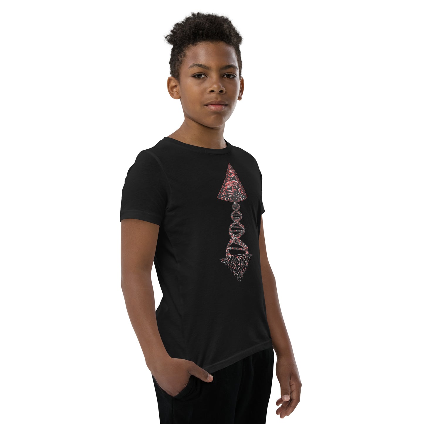 Youth Short Sleeve T-Shirt "Blood Clot Edition" Tango Tree of Life Vortex