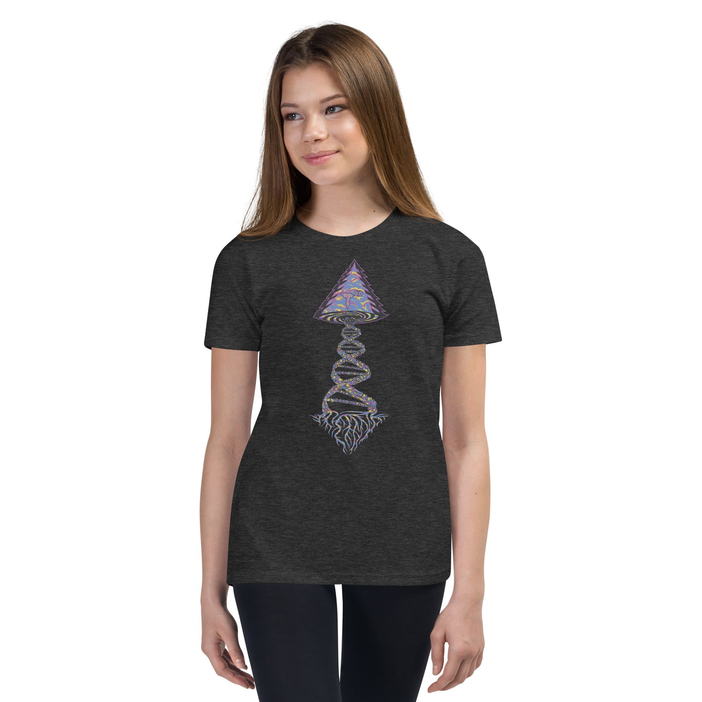 Youth Short Sleeve T-Shirt "Stylin" Tango Tree of Life Vortex