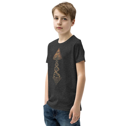 Youth Short Sleeve T-Shirt "Tiger Style Edition" Tango Tree of Life Vortex