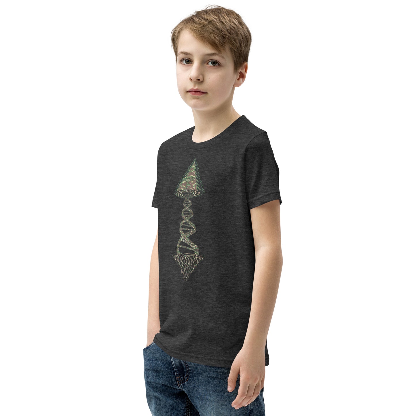 Youth Short Sleeve T-Shirt "Can't See Me Edition" Tango Tree of Life Vortex