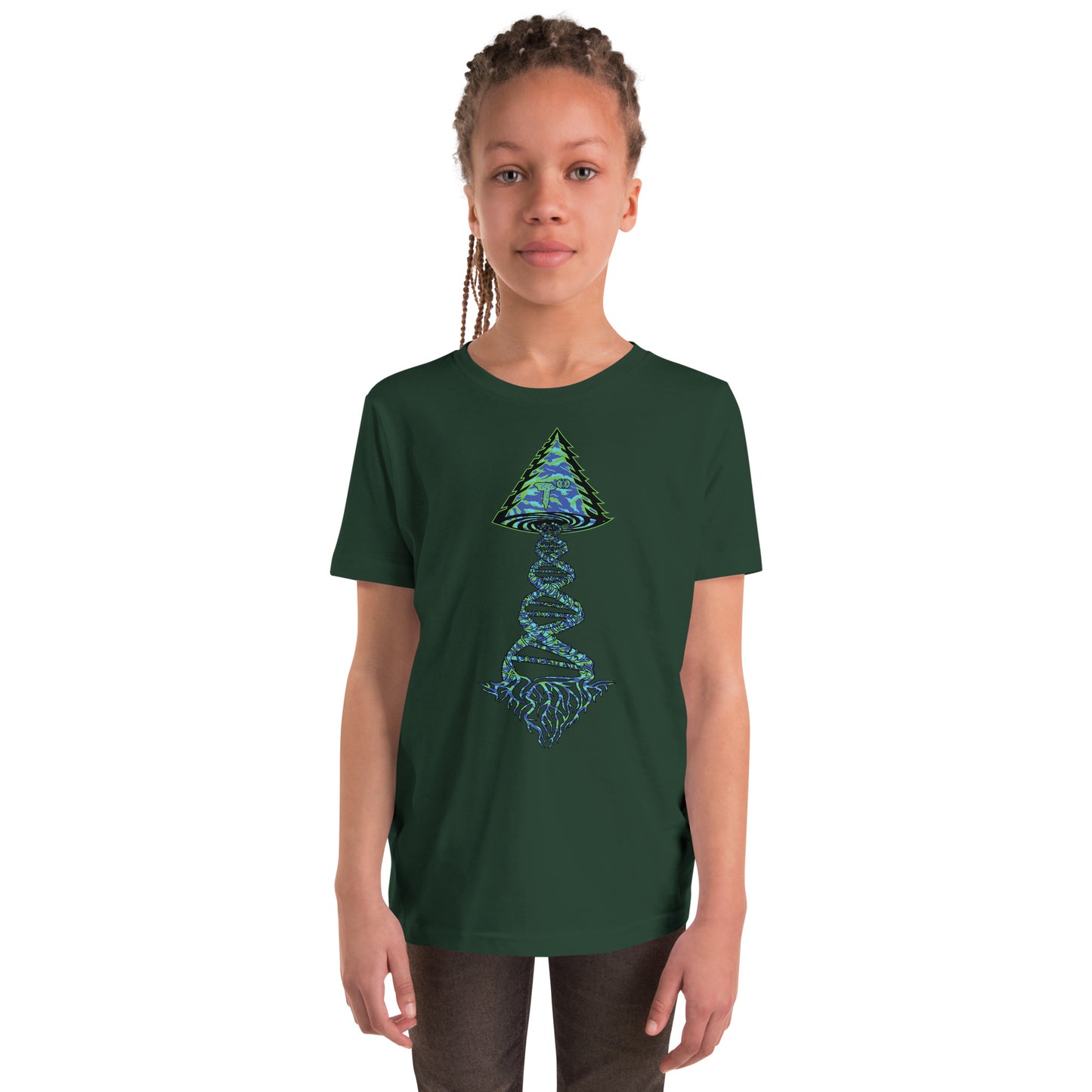 Youth Short Sleeve T-Shirt "Wild'n Edition" Tango Tree of life Vortex