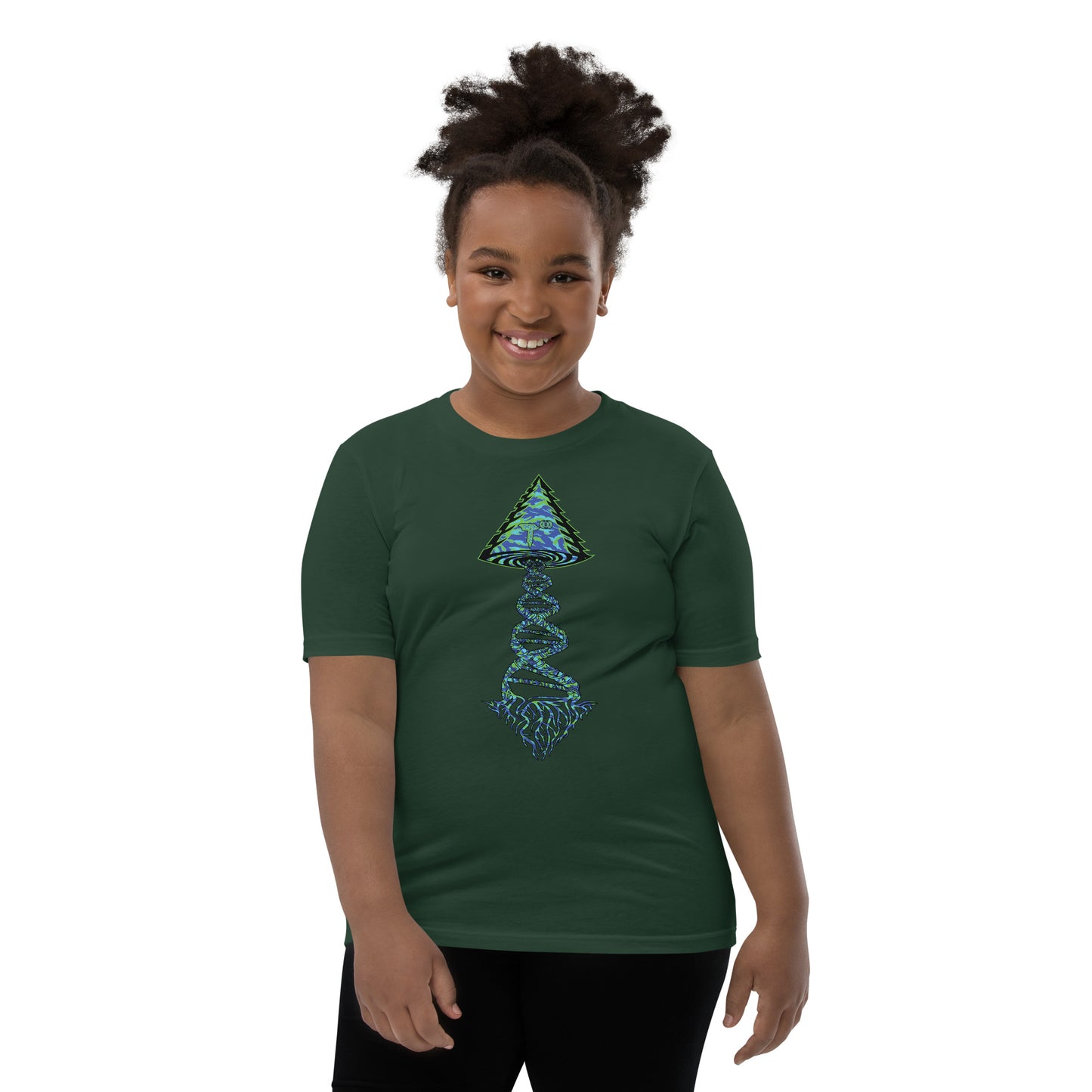 Youth Short Sleeve T-Shirt "Wild'n Edition" Tango Tree of life Vortex