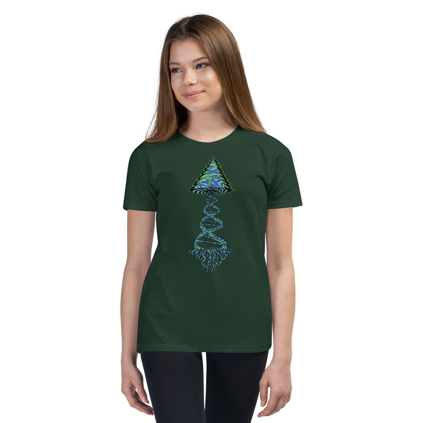 Youth Short Sleeve T-Shirt "Wild'n Edition" Tango Tree of life Vortex