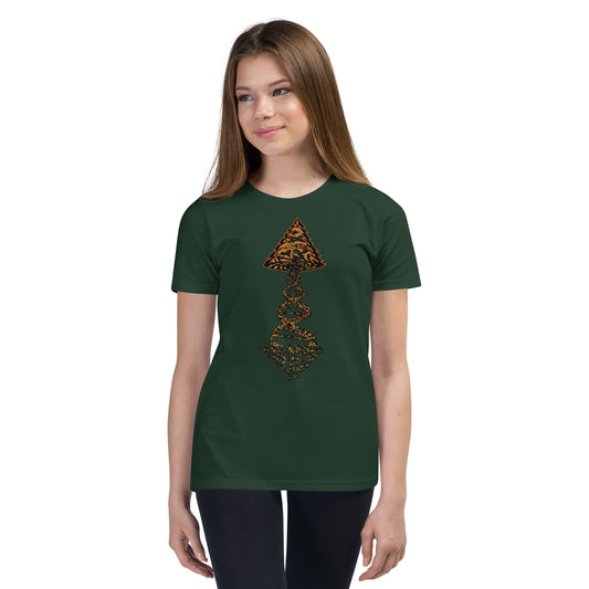 Youth Short Sleeve T-Shirt "Tiger Style Edition" Tango Tree of Life Vortex