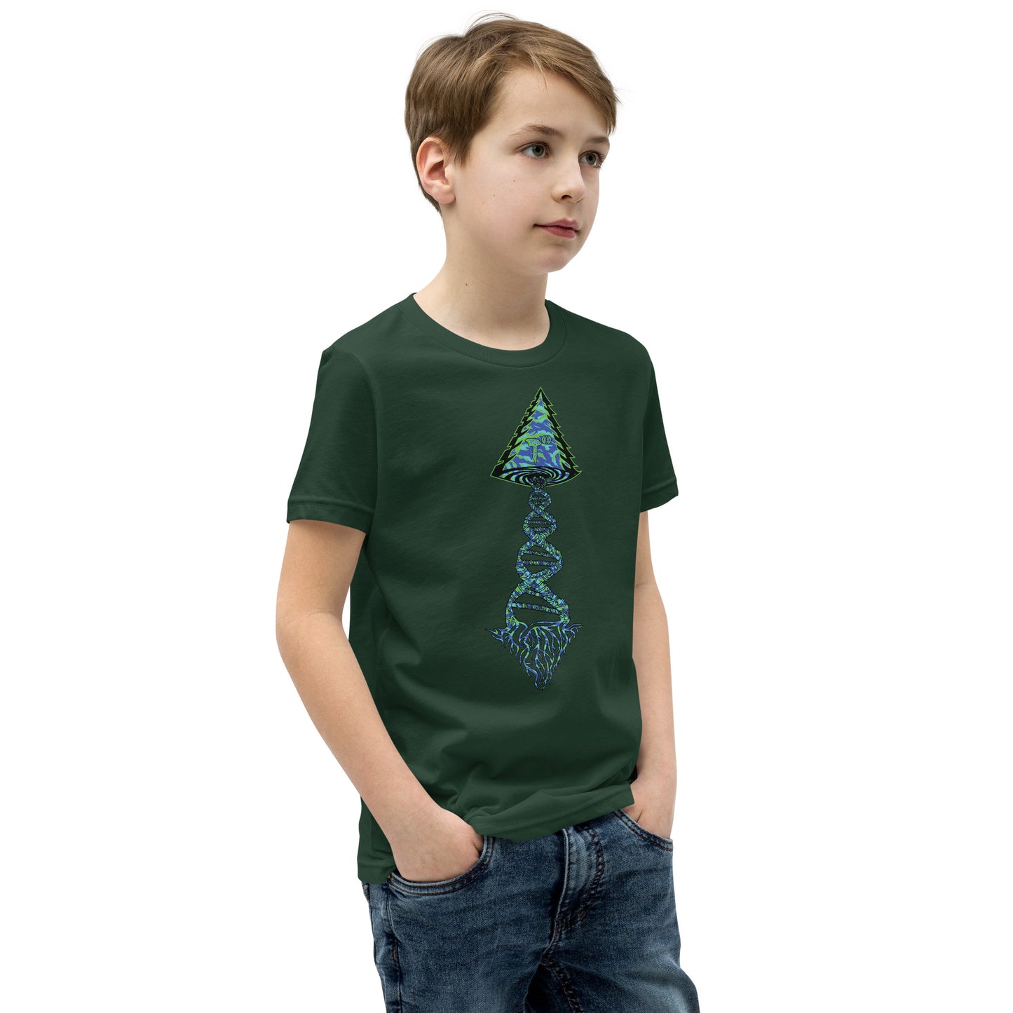 Youth Short Sleeve T-Shirt "Wild'n Edition" Tango Tree of life Vortex