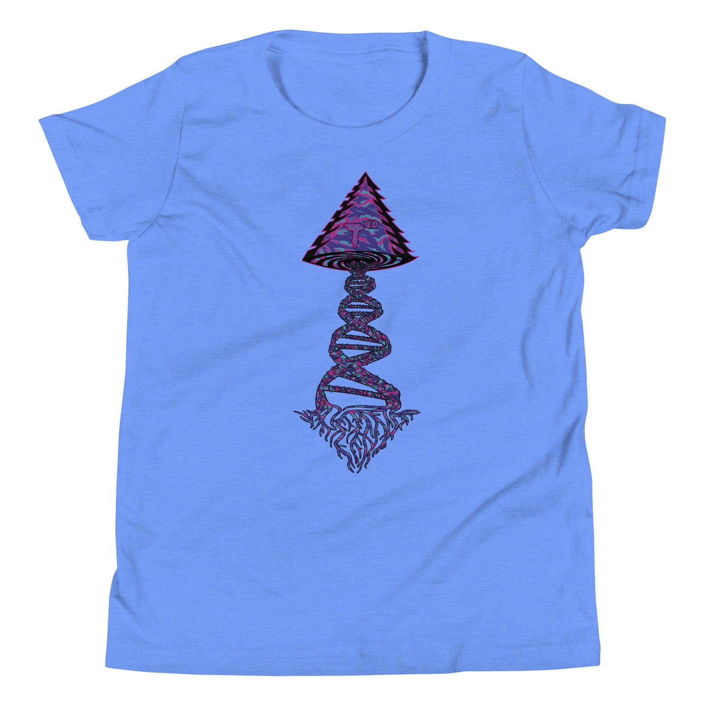 Youth Short Sleeve T-Shirt "Magic" Tango Tree of Life Vortex