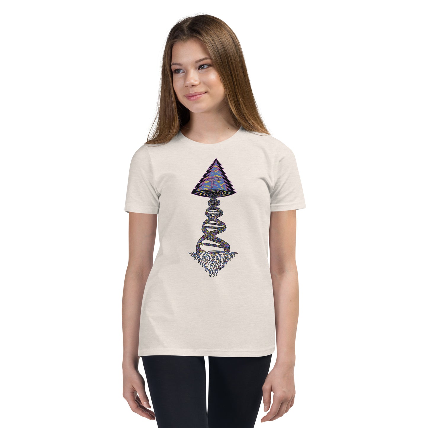 Youth Short Sleeve T-Shirt "Stylin" Tango Tree of Life Vortex