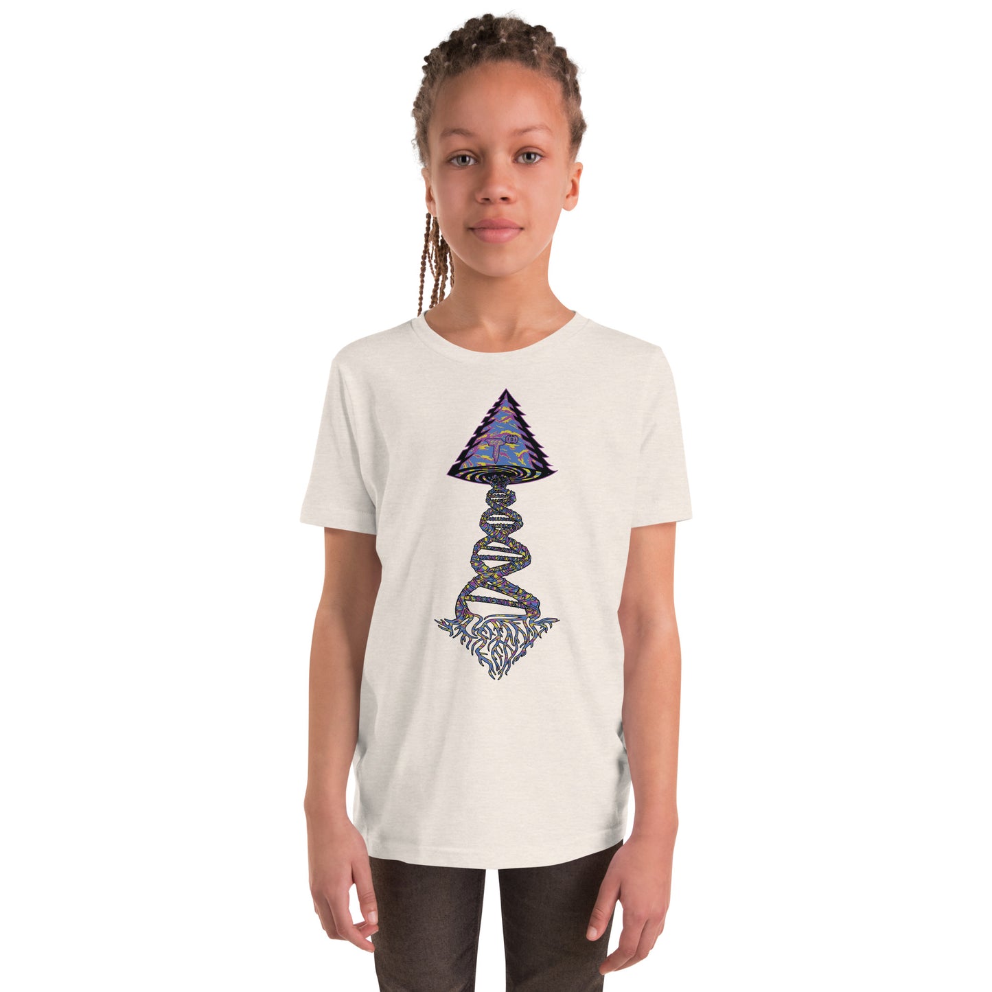 Youth Short Sleeve T-Shirt "Stylin" Tango Tree of Life Vortex