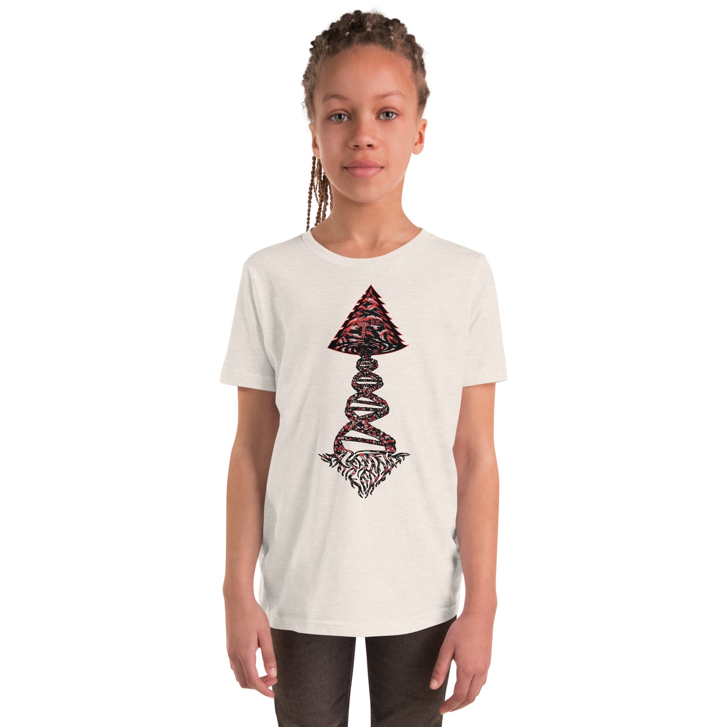 Youth Short Sleeve T-Shirt "Blood Clot Edition" Tango Tree of Life Vortex