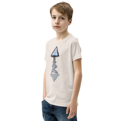 Youth Short Sleeve T-Shirt "Elegant Edition" Tango Tree of Life Vortex