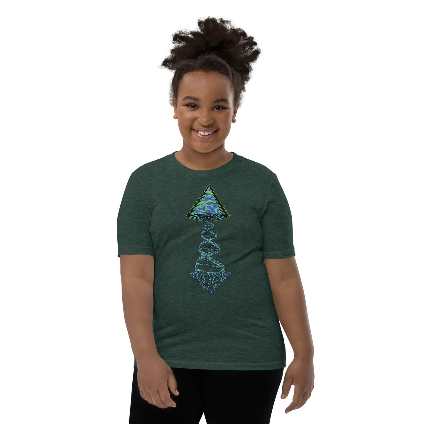 Youth Short Sleeve T-Shirt "Wild'n Edition" Tango Tree of life Vortex